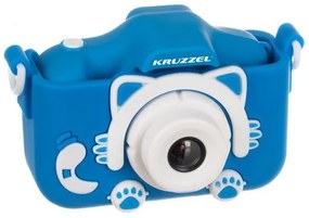 Digitális fényképezőgép, kék Kruzzel AC22295