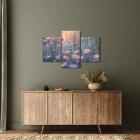 Kép - Virágok pasztell színekben (90x60 cm)