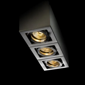 RENDL BERIT III mennyezeti lámpa alumínium 230V GU10 3x50W