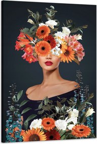 Vászonkép Emberek Virágok Modern Művészet 60x90 cm