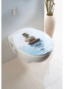 STONE - Design mintás MDF WC ülőke