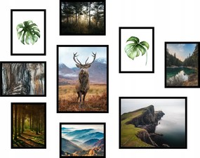 Szett 9db-os poszter szett otthoni nappaliba