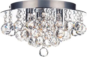 Dar lighting glamour kristály modern mennyezeti lámpa pluto csiszolt króm darplu5250