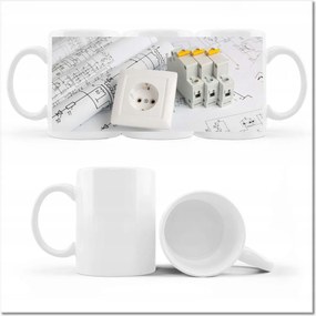 Fényképes bögre Elektromos kontaktok