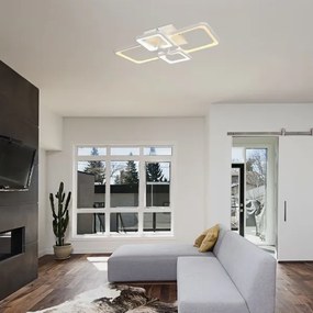 LED Dimmelhető felületre szerelhető csillár LED/70W/230V 3000-6500K + távirányító