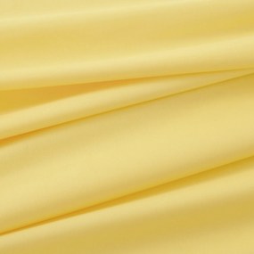 Goldea pamut gumis lepedő - sárga 180 x 200 cm