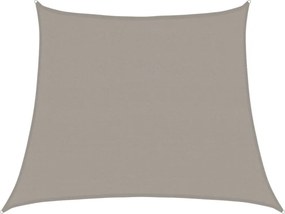 vidaXL világosszürke trapéz alakú HDPE napvitorla 160 g/m² 3/4x3 m