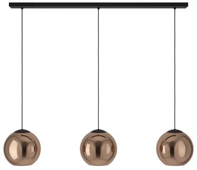 Eglo 390095 - Csillár zsinóron CORDOBA 3xE27/40W/230V réz