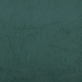 vidaXL sötétzöld bársony rugós ágy matraccal 80x220 cm