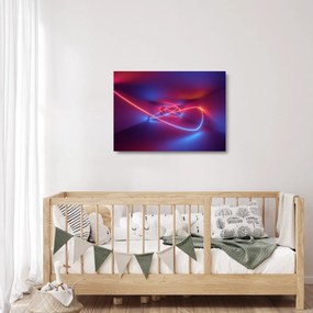A modern absztrakció képe (üvegen) (70x50 cm)