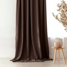 Goldea rongo dekoratív drapéria - csokibarna 280x145 cm