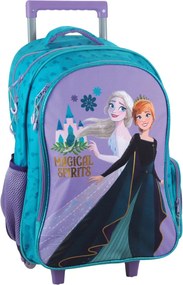 Disney Jégvarázs Modern Magic gurulós iskolatáska, táska 46 cm