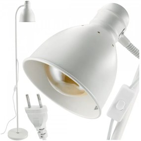 Berge Nico fehér állólámpa flexibilis szár egyszerű forma megfizethető ár 1xE27 STL042-W
