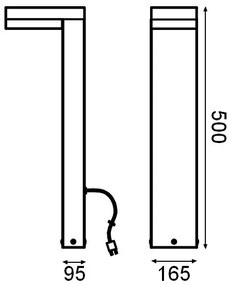 Ledvance - VENUS LED kültéri lámpa 4W 12V IP44
