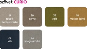 Univerzális ülőgarnitúra, olívazöld, KERIM ROH