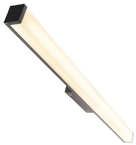 Modern fürdőszobai fali lámpa fekete 92 cm IP44 - Cascada