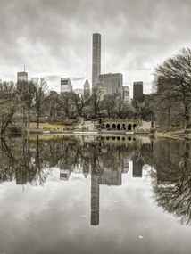 Poszter 60x80cm Alsó-Manhattan panoráma a Central Parkból 2, Assaf Frank
