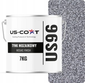 Mozaik Vakolat Mozaik 7KG Fekete-ezüst M13 Dekoratív Műgyanta Homlokzat