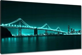 Vászonkép 120x70 Türkiz kilátás híd