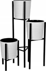 Álló virágágyás szett 3 db-os plusz loft virágtartók