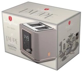 BerlingerHaus Digitális kenyérpirító (870 W) Taupe Collection BH/9664