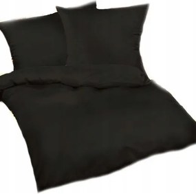 Ágyneműhuzat 160x200 fekete, egyszínű