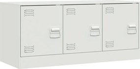 vidaXL fehér acél TV-szekrény 99 x 39 x 44 cm