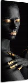 Vászonkép Nő Arany Elemek Művészet 40x120 cm Ideális ajándék
