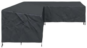 Kültéri bútorhuzat Fekete 330 x 255 x 80 cm 210D Oxford Szövet