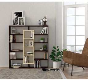 könyvespolc Ample - Birch, Wenge