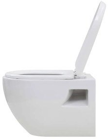 Fehér kerámia fali WC csésze