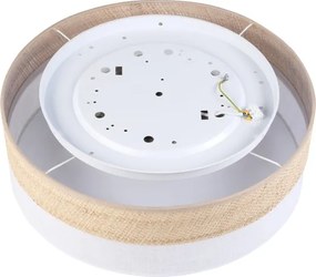 LED mennyezeti lámpa SIRJA BOHO LED/36W/230V Ø 45 cm bézs/fehér