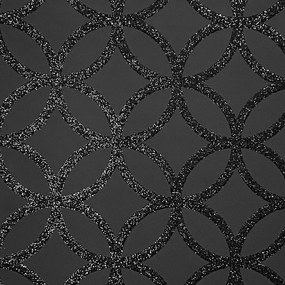 Arthouse Signature 1 Sequin Geometric fekete flitteres vlies tapéta – 921708