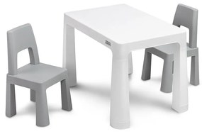 Gyermekasztal és 2 szék készlet Toyz MONTI grey