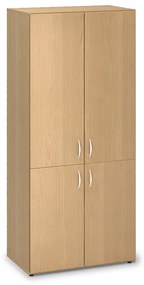 Magas szekrény ProOffice 80 x 47 x 178 cm, bükkfa