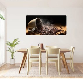 PIPPER. Öntapadós textiltapéta "Kávéscsésze"