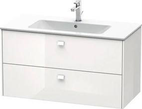 Duravit Brioso szekrény 102x47.9x55.3 cm Függesztett, mosdó alatti fehér BR410302222