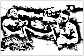 Poszterek 120x80 Mike Tyson Ökölvívás Harc