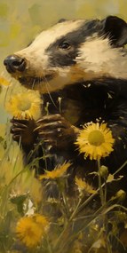 Poszter 50x100cm Rét a borz szemében