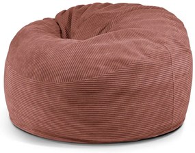 Téglavörös kordbársony babzsákfotel Om 110 – SLOWDOWN