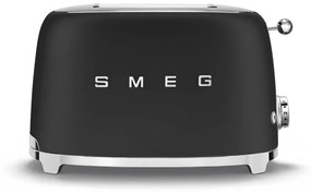 50-es évek Retro stílusú kenyérpirító P2 matt fekete 950W - SMEG