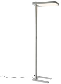 Nappali fényű állólámpa szürke, szögletes, LED-del és dimmerrel - Guzo