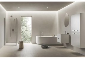 Ravak CA41000000 - CHROME sarokkád 170x105 cm akril/fehér