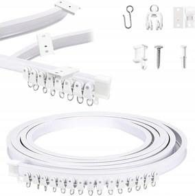 Mennyezeti Függönysín,rugalmas,hajlékony FÜGGÖNYSÍN,5M,ÍVELT