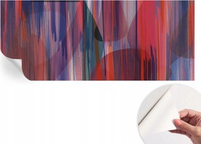 Dekoratív öntapadós fotótapéta Hálószobába Szivárvány csíkok 250x104 cm