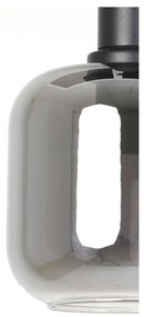 Szürke mennyezeti lámpa üveg búrával ø 21 cm Lekar – Light &amp; Living