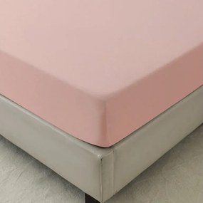 Mikroszálas lepedő MICROVELLE világos rózsaszín 90x200 cm