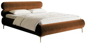 Franciaágy 180 cm Rirri 180B (ágyráccsal) (réz + arany). 1099862