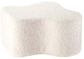 Krémszínű buklé gyerek puff Cloud – Wigiwama