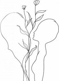 Poszter 42x59,4cm A szív és a természet kombinációja